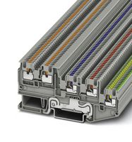 PHOENIX CONTACT 3244465 DIN RAIL TB, PUSH IN, 5POS, 26-14AWG