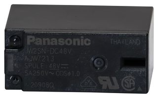 PANASONIC JW2SN-DC48V POWER RELAY, DPDT, 48VDC, 5A, JW SERIES