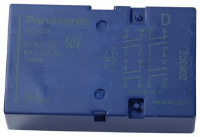 PANASONIC SF4D-DC60V SAFETY RELAY, 4PST, 60VDC, 6A, THT ROHS COMPLIANT: YES