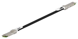 TE CONNECTIVITY 2323765-3 I/O CABLE, QSFP-DD 76P PLUG-PLUG, 1.5M