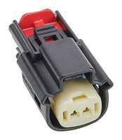 MOLEX 160105-2001 RCPT HOUSING, 2POS, PA6 GF, BLACK