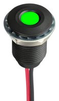 APEM Q10F5ANXXG02E LED PANEL INDICATOR, GREEN, 10MM, 2.2V ROHS COMPLIANT: YES