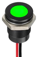 APEM Q14F5BXXHG220E LED PANEL INDICATOR, GREEN, 14MM, 220VAC ROHS COMPLIANT: YES