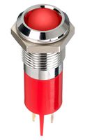 APEM Q14P1CXXR02E LED PANEL INDICATOR, RED, 14MM, 2V