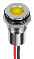 APEM Q6F5CXXHY24E LED PANEL INDICATOR, YELLOW, 6MM, 24VDC ROHS COMPLIANT: YES