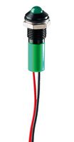 APEM Q8P3BXXG12E LED PANEL INDICATOR, GREEN, 8MM, 12VDC ROHS COMPLIANT: YES