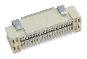 AMPHENOL COMMUNICATIONS SOLUTIONS 61083-043402LF CONNECTOR, STACKING, PLUG, 40POS, 2ROW
