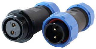MULTICOMP PRO MP002593 INDUSTRIAL CIR CONNECTOR KIT, IP68, 2PC