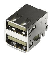 WURTH ELEKTRONIK 614108646521 USB STACKED CONNECTOR, 2.0 TYPE A, 4POS ROHS COMPLIANT: YES