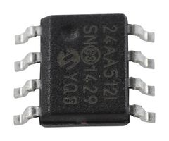 MICROCHIP 24AA512-I/SN EEPROM, 512KBIT, -40 TO 85DEG C ROHS COMPLIANT: YES