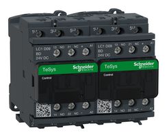 SCHNEIDER ELECTRIC LC2D18ED CONTACTOR, 3PST-NO, 48V, DIN RAIL/PANEL ROHS COMPLIANT: YES