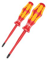 WERA 165 IS PZ/S # 1 + 2 POZIDRIV SCREWDRIVER SET, 2PC ROHS COMPLIANT: NA