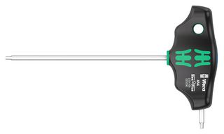 WERA 454 HEX-PLUS 2 X 100 MM T-HANDLE HEX SCREWDRIVER, 2MM, 132MM ROHS COMPLIANT: NA