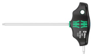WERA 454 HEX-PLUS 2,5 X 100 MM T-HANDLE HEX SCREWDRIVER, 2.5MM, 132MM ROHS COMPLIANT: NA