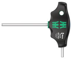 WERA 454 HEX-PLUS HF 5 X 100 MM HF T-HANDLE HEX SCREWDRIVER, 5MM, 149MM ROHS COMPLIANT: NA