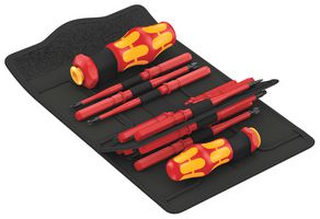 WERA KRAFTFORM KOMPAKT TURBO I 1 SCREWDRIVER SET, 16PC ROHS COMPLIANT: NA