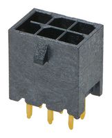 MOLEX 206832-1602 CONNECTOR, HEADER, 16POS, 2ROW, 3MM ROHS COMPLIANT: YES