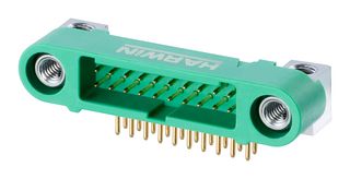HARWIN G125-MH12005M4P CONN, R/A PCB HDR, 20P, 2ROW, 1.25MM, TH