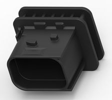 TE CONNECTIVITY 2112301-1 PROTECTION CAP, PBT GF, BLACK, AUTO CONN ROHS COMPLIANT: YES