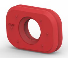 TE CONNECTIVITY 2103154-2 CABLE SEAL, SIZE 2, SILICONE, RED ROHS COMPLIANT: YES