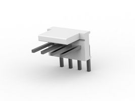 AMP - TE CONNECTIVITY 640455-4 WTB CONN, R/A HEADER, 4POS, 1ROW, 2.54MM ROHS COMPLIANT: YES