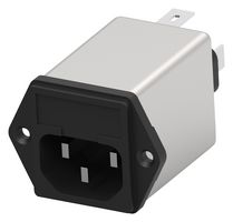 CORCOM - TE CONNECTIVITY 10EGG1-2 PWR ENTRY CONN, IEC 60320 C14, 10A/250V ROHS COMPLIANT: YES