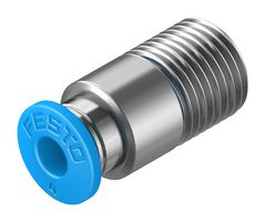 FESTO QS-1/8-4-I PUSH-IN FITTING, 4MM, R1/8, 9.9MM