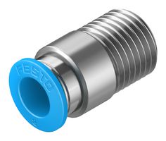 FESTO QS-1/4-8-I PUSH-IN FITTING, 8MM, R1/4, 13.8MM