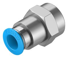 FESTO QSF-3/8-10-B PUSH-IN FITTING, 10MM, G3/8, 17.5MM ROHS COMPLIANT: YES