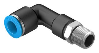FESTO QSLL-1/4-10 PUSH-IN L-FITTING, 10MM, R1/4, 17.5MM
