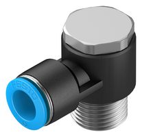 FESTO QSLV-1/2-12 PUSH-IN L-FITTING, 12MM, R1/2, 21MM ROHS COMPLIANT: YES