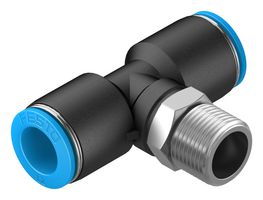 FESTO 153114 PUSH-IN T-FITTING, 12MM, R3/8, 21MM ROHS COMPLIANT: YES