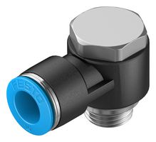 FESTO QSLV-G1/4-10 PUSH-IN L-FITTING, 10MM, G1/4, 17.6MM