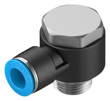 FESTO QSLV-G3/8-10 PUSH-IN L-FITTING, 10MM, G3/8, 17.6MM