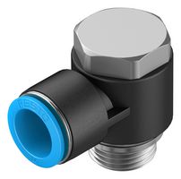 FESTO QSLV-G1/2-16 PUSH-IN L-FITTING, 16MM, G1/2, 25MM