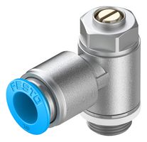 FESTO GRLA-1/4-QS-10-D 1-WAY FLOW CTRL VALVE, QS-10-G1/4, 10BAR ROHS COMPLIANT: YES