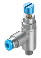 FESTO GRLA-M5-QS-3-RS-D ONE-WAY FLOW CTRL VALVE, QS-3-M5, 10BAR ROHS COMPLIANT: YES