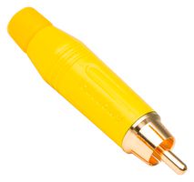 AMPHENOL AUDIO ACPRYEL RCA CONN, PLUG, 2POS, 13.8MM