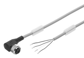 FESTO NEBU-M12W5-K-5-LE4 SENSOR CORD, 4P M12 RCPT-FREE END, 5M ROHS COMPLIANT: YES