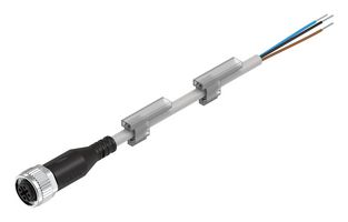 FESTO NEBU-M12G5-K-2.5-LE3 SENSOR CORD, 3P M12 RCPT-FREE END, 2.5M