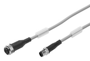 FESTO NEBU-M12G5-K-0.5-M12G4 SENSOR CORD, 4P M12 RCPT-M12 PLUG, 500MM ROHS COMPLIANT: YES