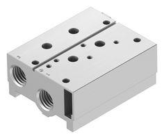 FESTO VABM-B10-30S-G12-2-P3 COMPACT MANIFOLD BLOCK, 2 OUTLET, G1/2 ROHS COMPLIANT: YES