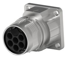 INTERCONTEC - TE CONNECTIVITY BEGA878NN0000150A000 CIRCULAR CONNECTOR, RCPT, 7POS, FLANGE