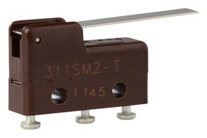 HONEYWELL 311SM2 MICROSW, SPDT, STRAIGHT LEVER, 5A, 250V
