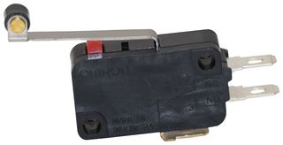 OMRON ELECTRONIC COMPONENTS V-166-1A5 BY OMI MICROINTERRUPTOR SPDT 16A 250VAC 1.23N