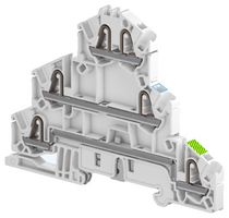 ENTRELEC - TE CONNECTIVITY 1SNK705513R0000 TERMINAL BLOCK, DIN RAIL, 6POS, 2.5MM2 ROHS COMPLIANT: YES