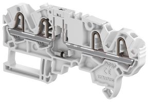 ENTRELEC - TE CONNECTIVITY 1SNK705710R0000 TERMINAL BLOCK, DINRAIL, 4POS, 12AWG ROHS COMPLIANT: YES