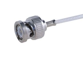 HUBER+SUHNER 11"BNC-75-4-6/133"NE RF COAX CONN, BNC PLUG, 75 OHM, CABLE ROHS COMPLIANT: YES