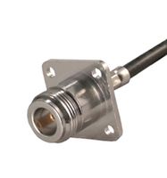 HUBER+SUHNER 25"N-50-3-7/133"NE RF COAX CONN, N JACK, 50 OHM, CABLE ROHS COMPLIANT: YES