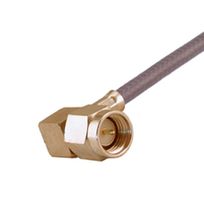 HUBER+SUHNER 16"SMA-50-2-106/111"NH RF COAX CONN, SMA R/A PLUG, 50 OHM/CABLE ROHS COMPLIANT: YES
